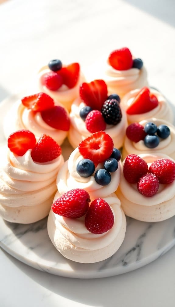 mini pavlovas easy elegance
