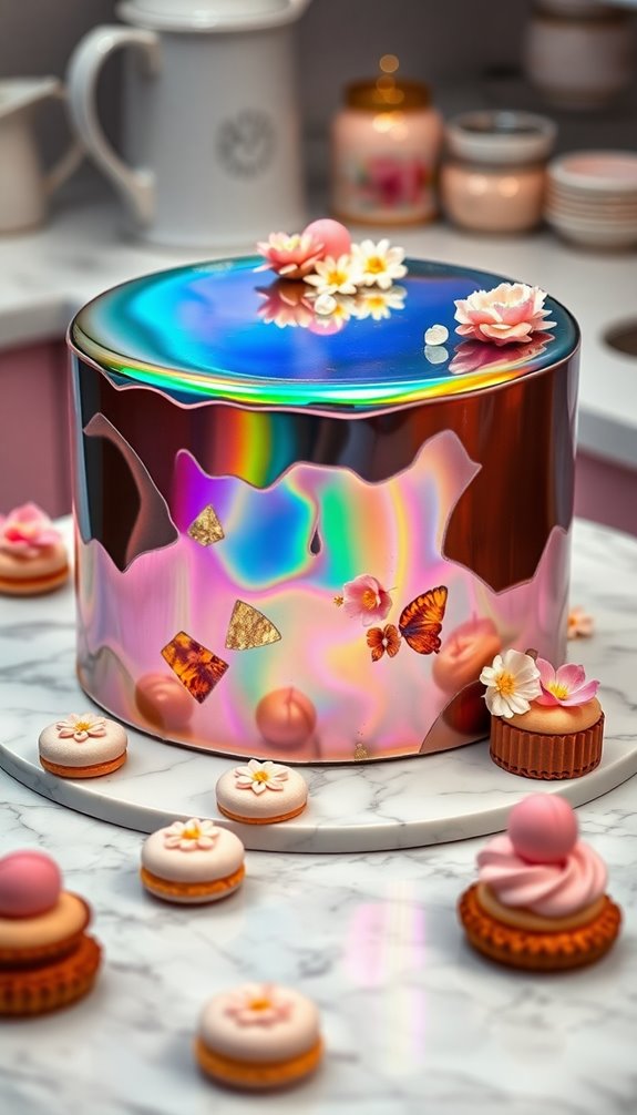 mirror glaze cake techniques