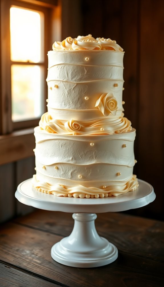 moist fluffy vanilla cake