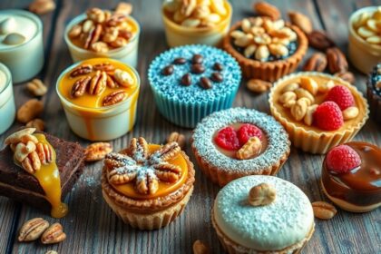 nutty desserts with almonds