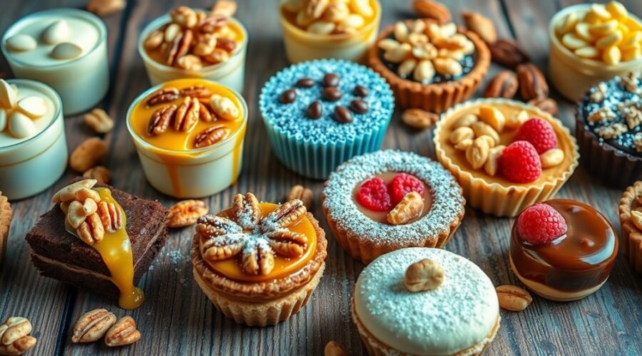 nutty desserts with almonds