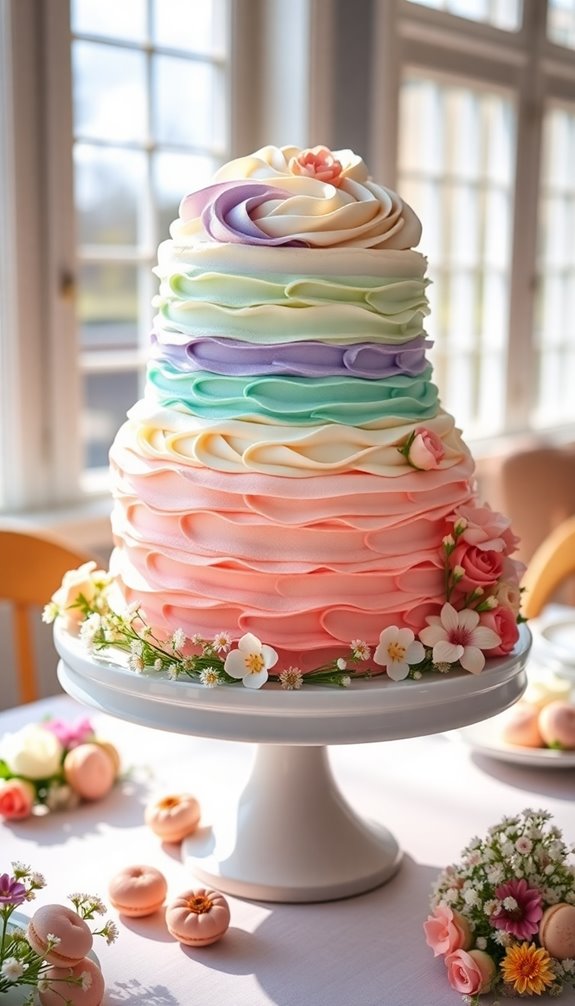 pastel layer cake perfection