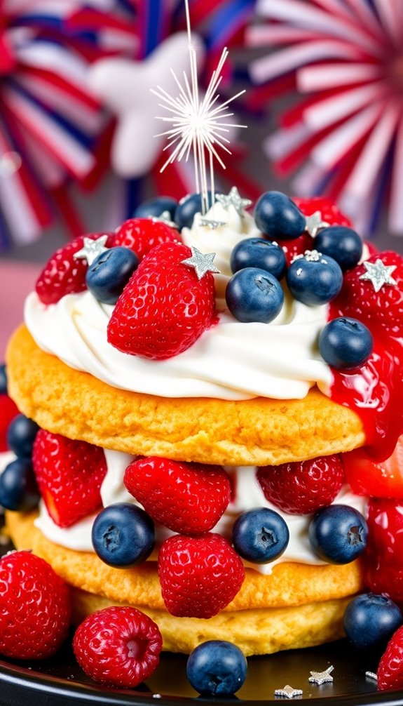 patriotic berry shortcake delight
