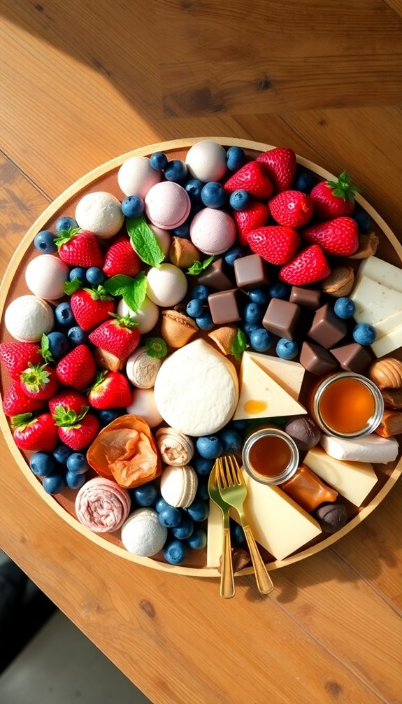 perfect dessert board selection