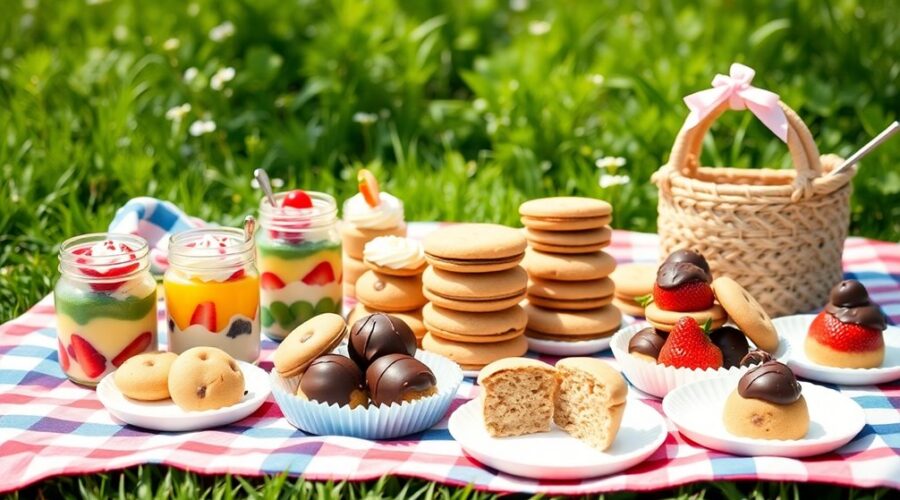 portable dessert ideas for outings