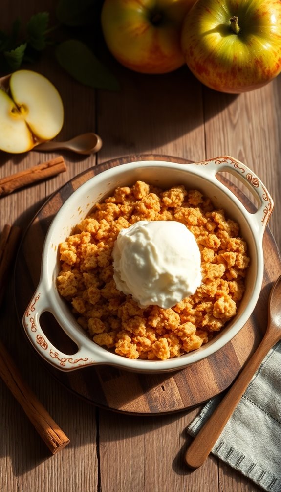prepare ingredients for crumble