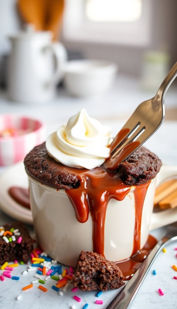 quick customizable microwave mug cakes