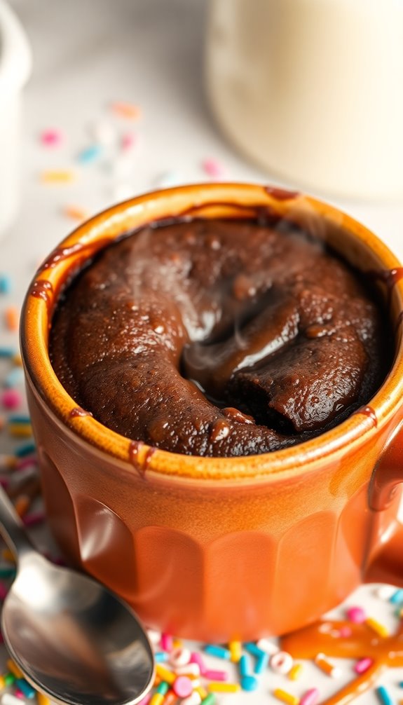 quick microwave mug cakes