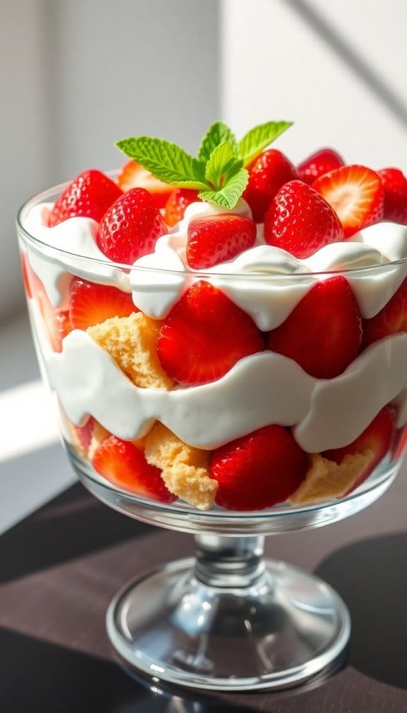 revitalizing strawberry shortcake trifle