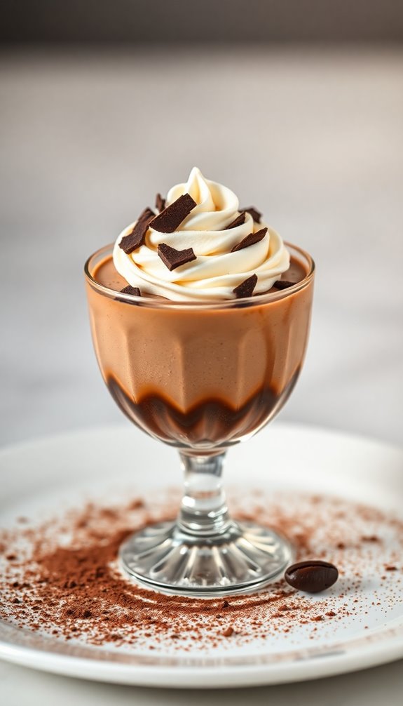 rich airy mocha mousse