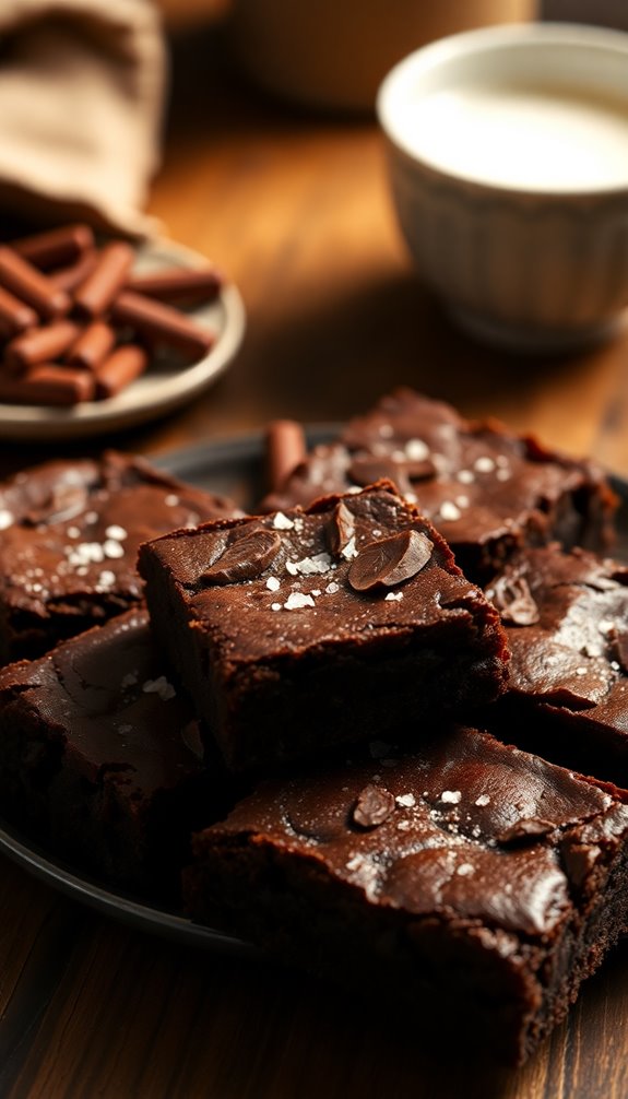 rich fudgy vegan brownies