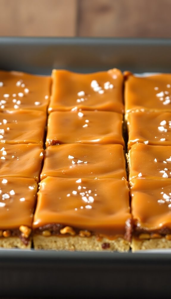 salty sweet indulgent bars