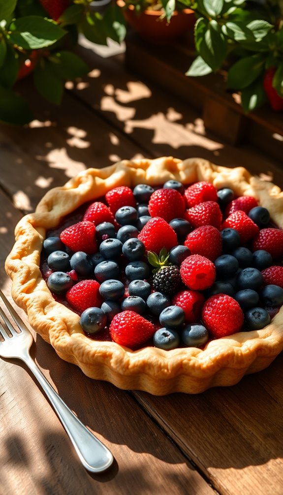 seasonal berry pie perfection