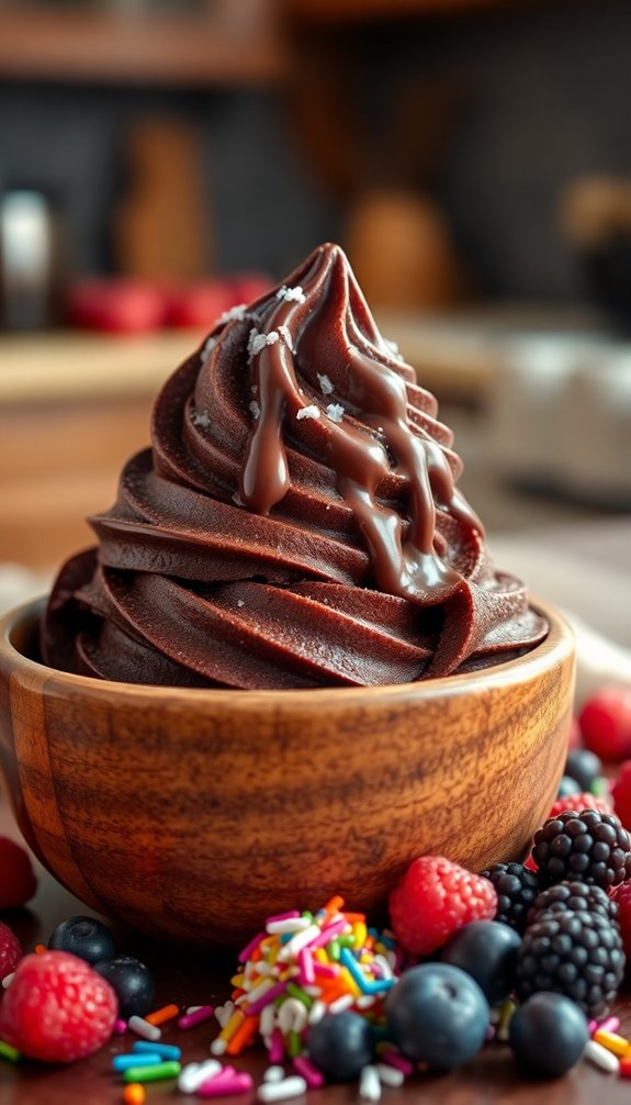 simple chocolate ice cream