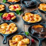 skillet desserts served warm