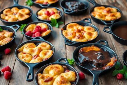 skillet desserts served warm