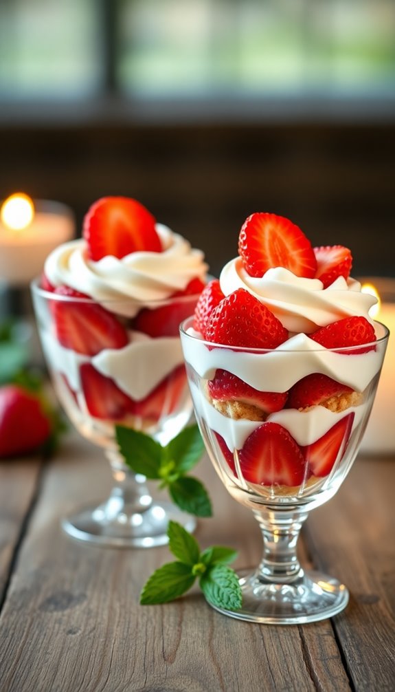 strawberry shortcake dessert cups