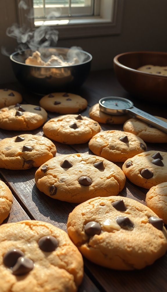 temperature influences cookie texture