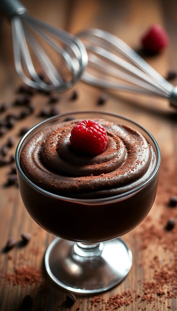 three ingredient chocolate mousse