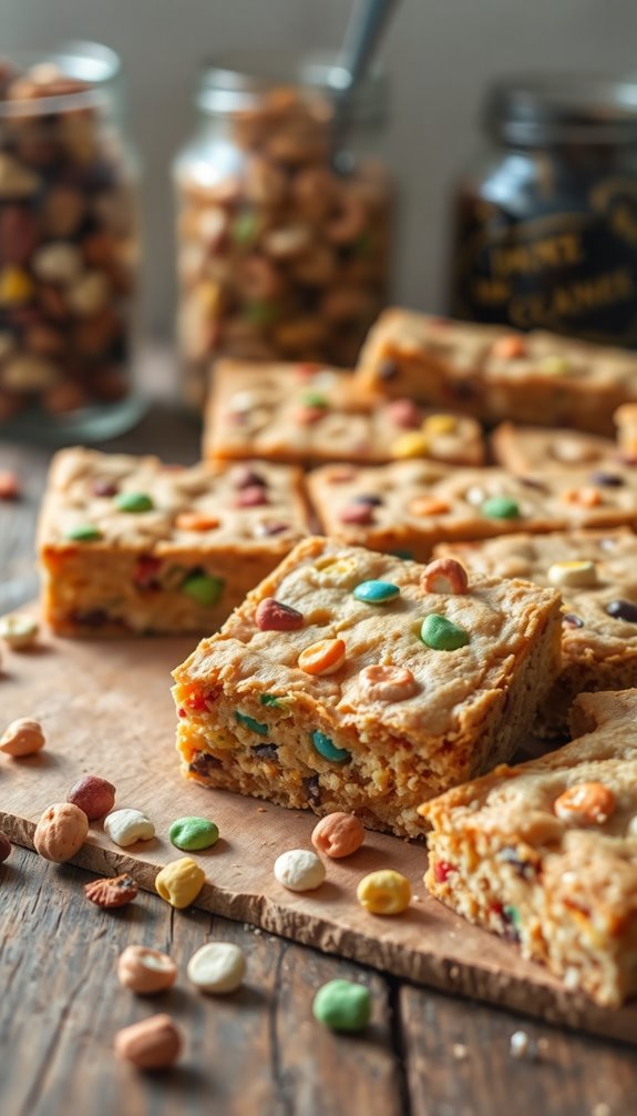 transform cereal into cookie bars