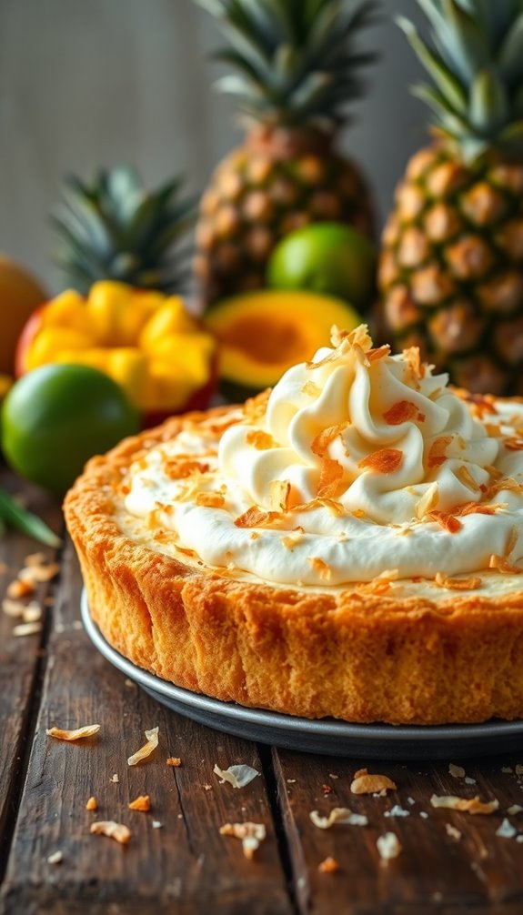 tropical coconut cream delight