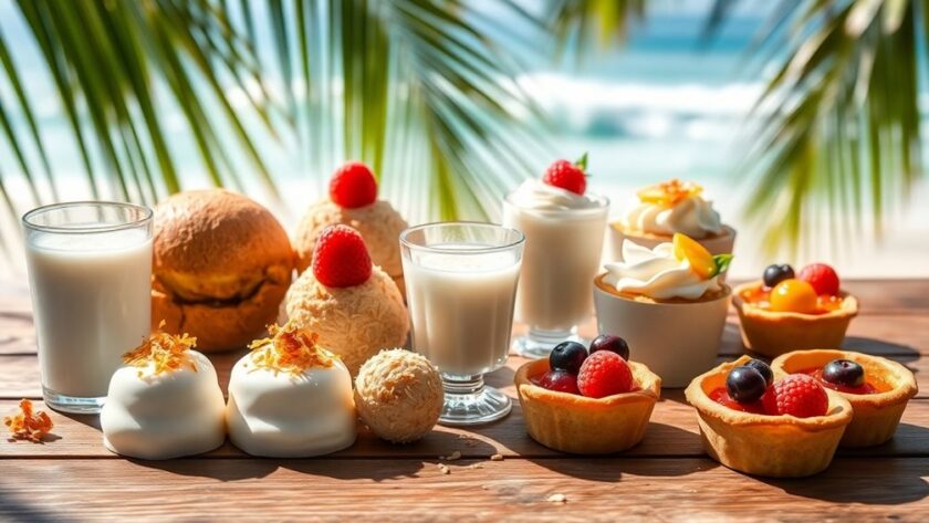 tropical coconut dessert recipes