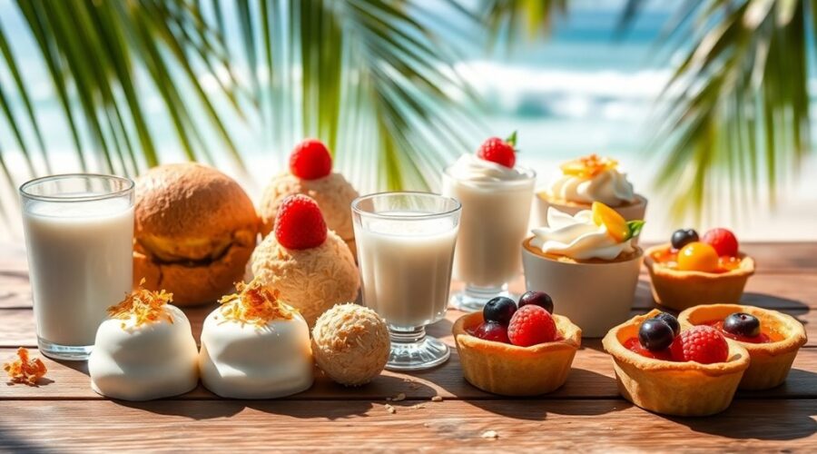tropical coconut dessert recipes