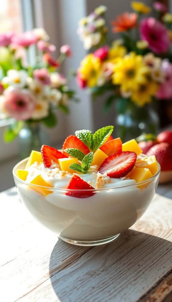 tropical coconut pudding delight