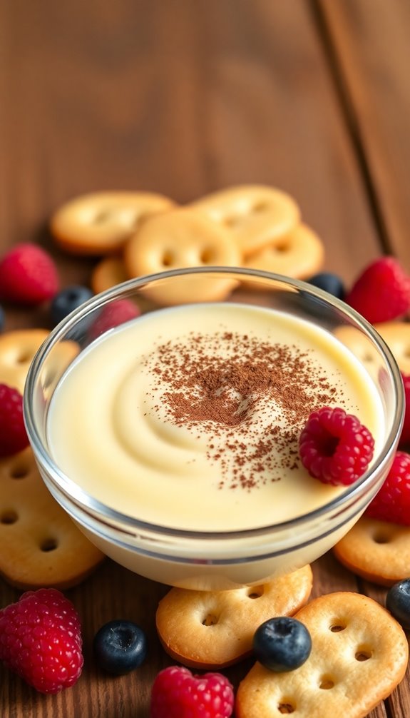 whipped egg yolk dessert