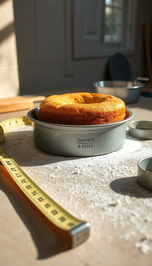 wrong pan size affects baking