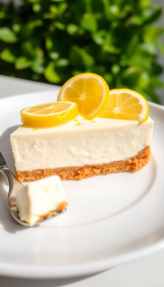 zesty lemon cheesecake delight