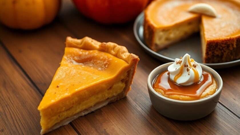 autumn flavors in desserts