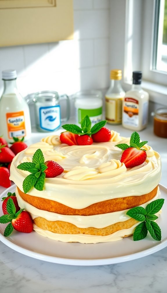baking a tres leches cake