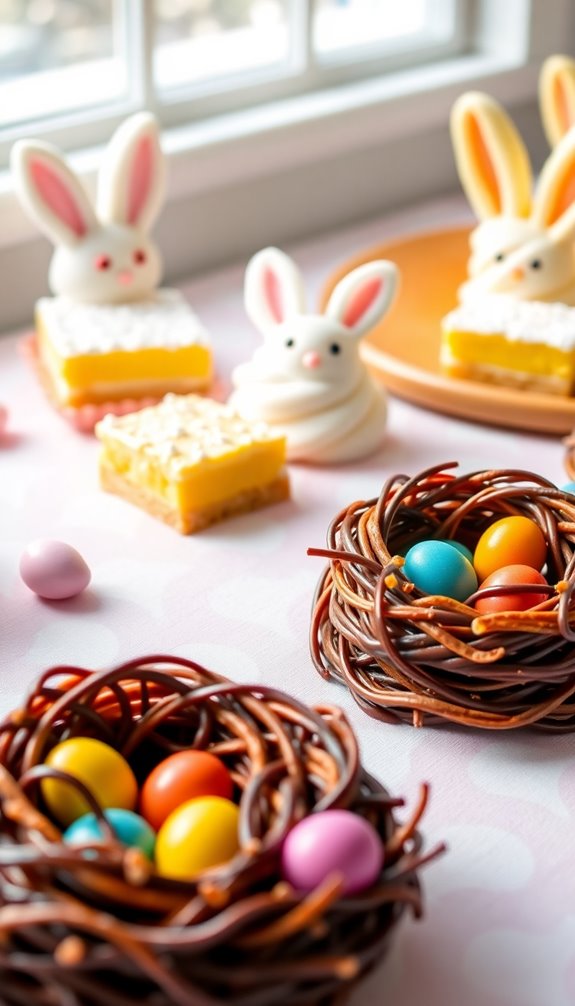 chocolate nests easter treat