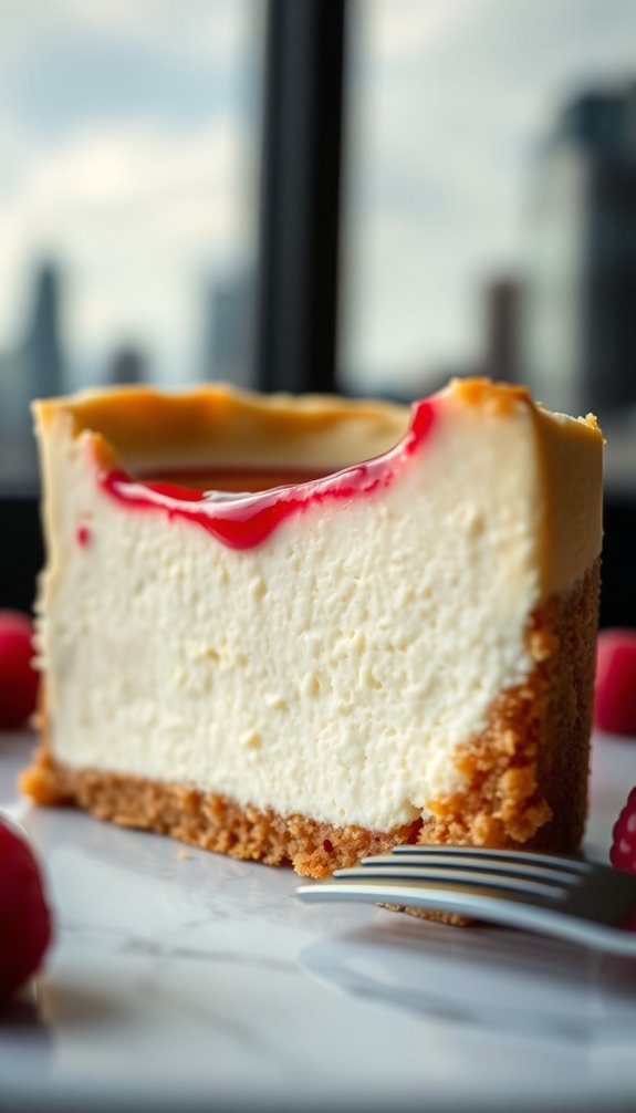 creamy rich iconic cheesecake