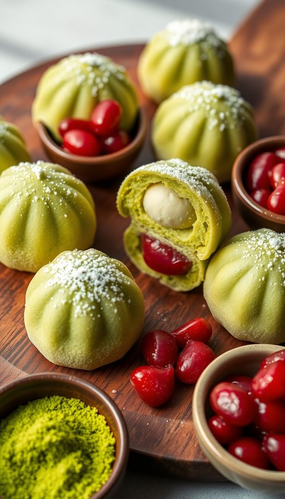 decadent matcha mochi variations