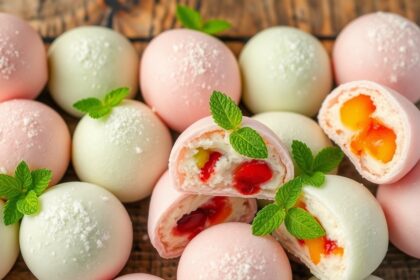 delicious homemade japanese mochi