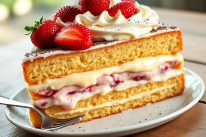 delicious soaked milk cake