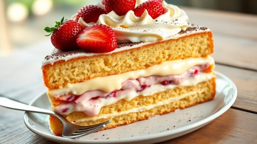 delicious soaked milk cake