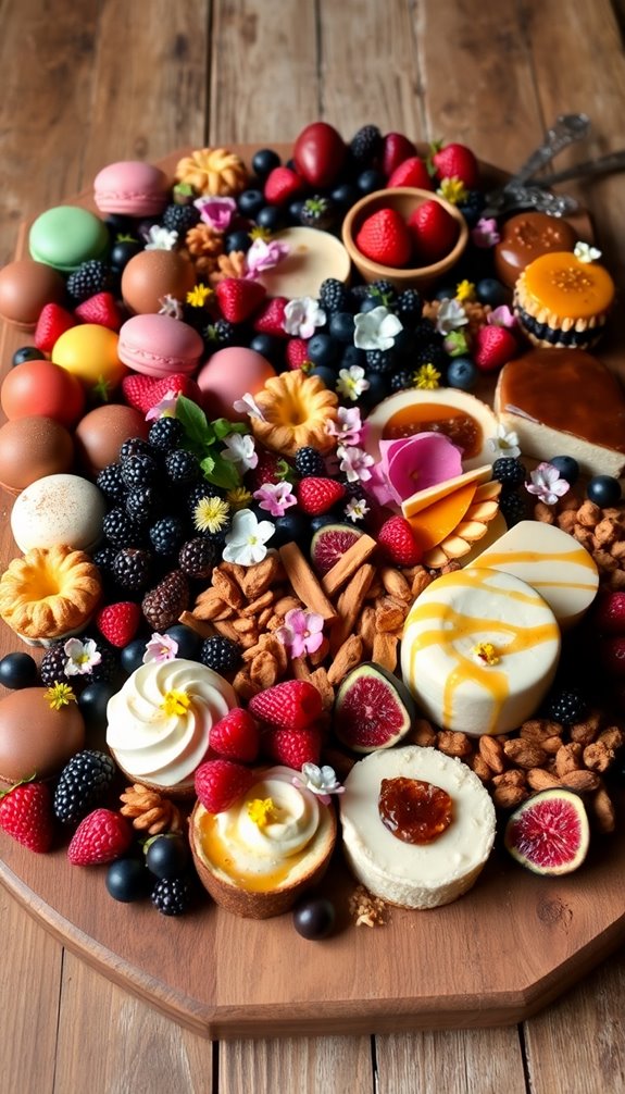 diverse delightful dessert assortment