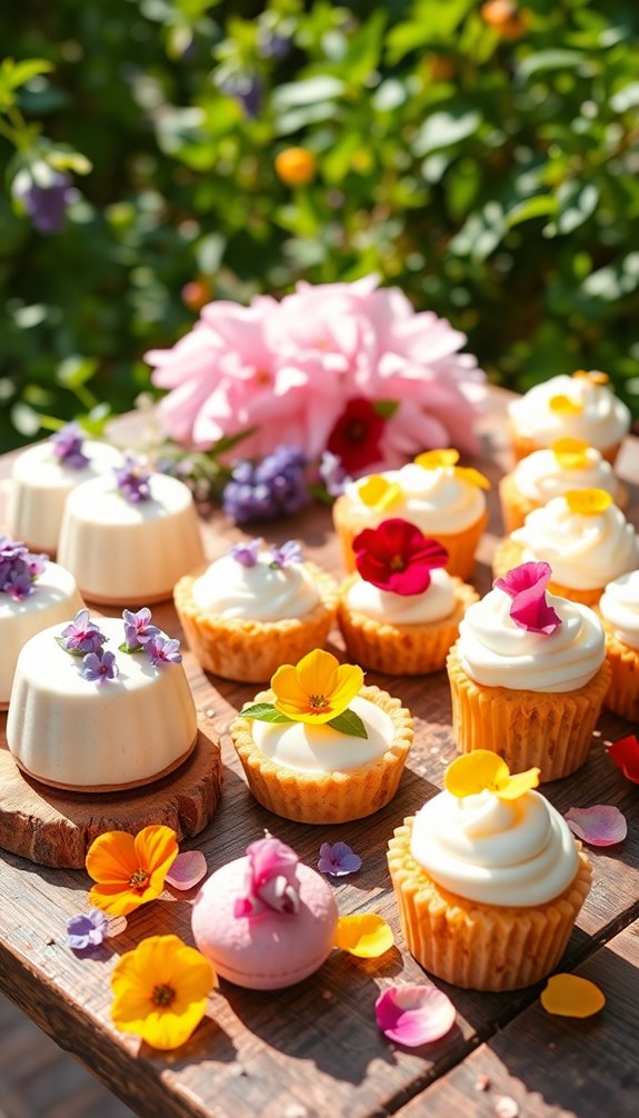 edible flower flavor pairings