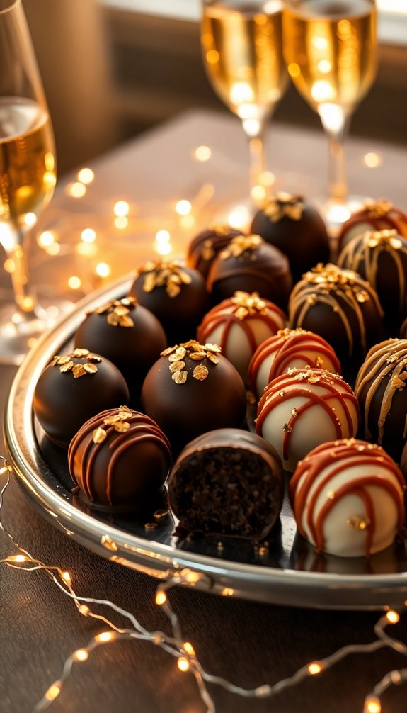 elegant chocolate truffle indulgence