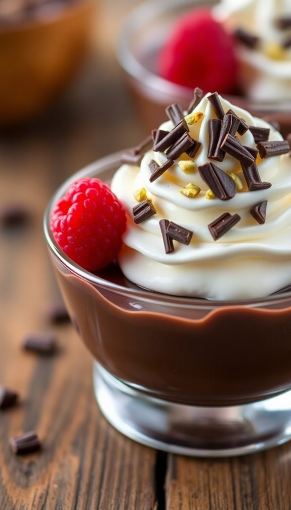 elegant toppings for pudding