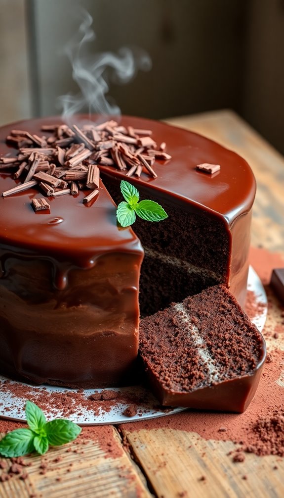 enhance chocolate cake flavor