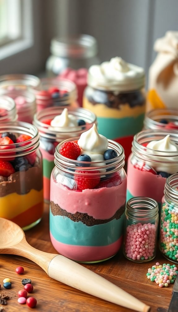 essential supplies for dessert jars