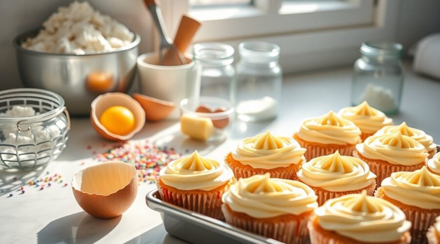 fluffy vanilla cupcake recipe