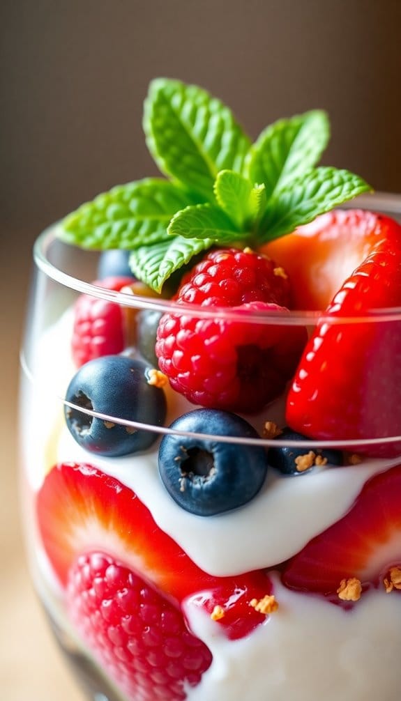 gourmet parfaits with essentials