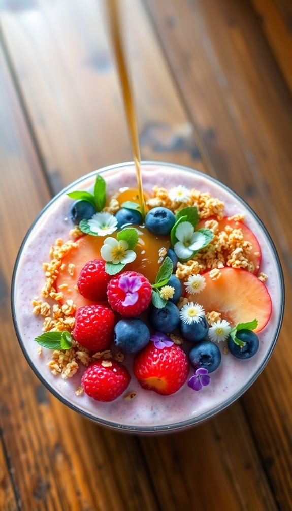 guilt free smoothie bowl indulgence
