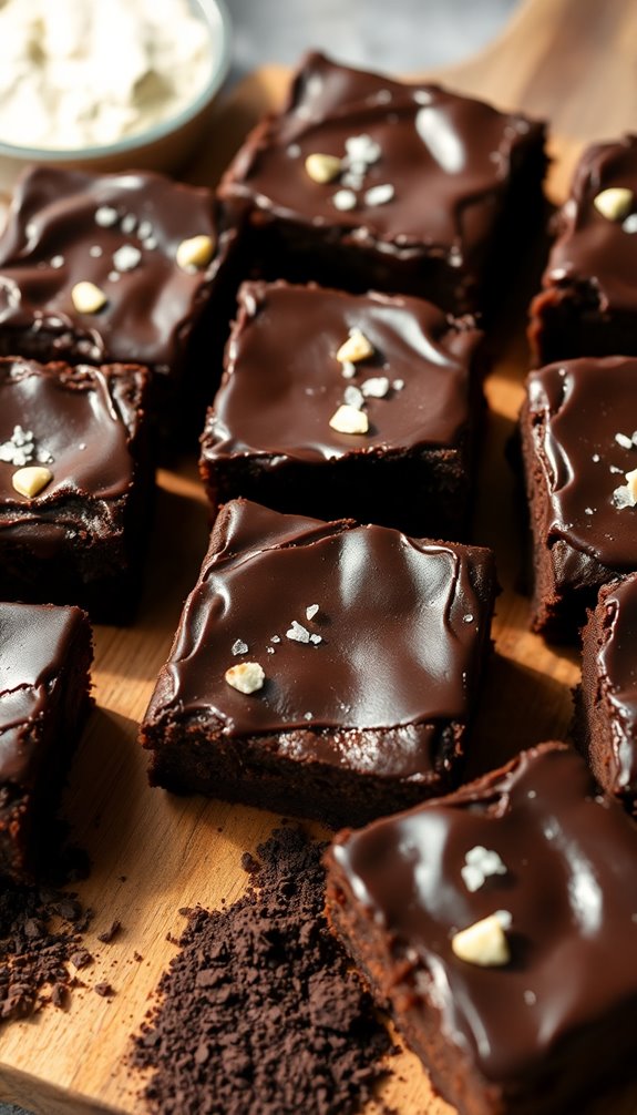 healthy protein packed brownies