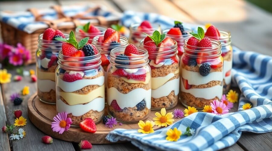 homemade sweet treat jars